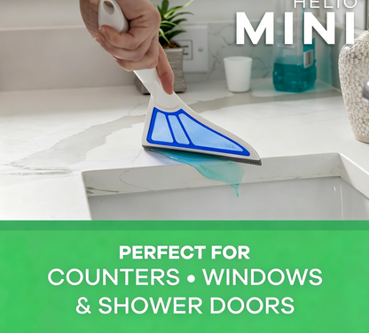 Helio AirBroom 3-Piece All-Surface Cleaning Kit includes a sweeper and a squeegee.